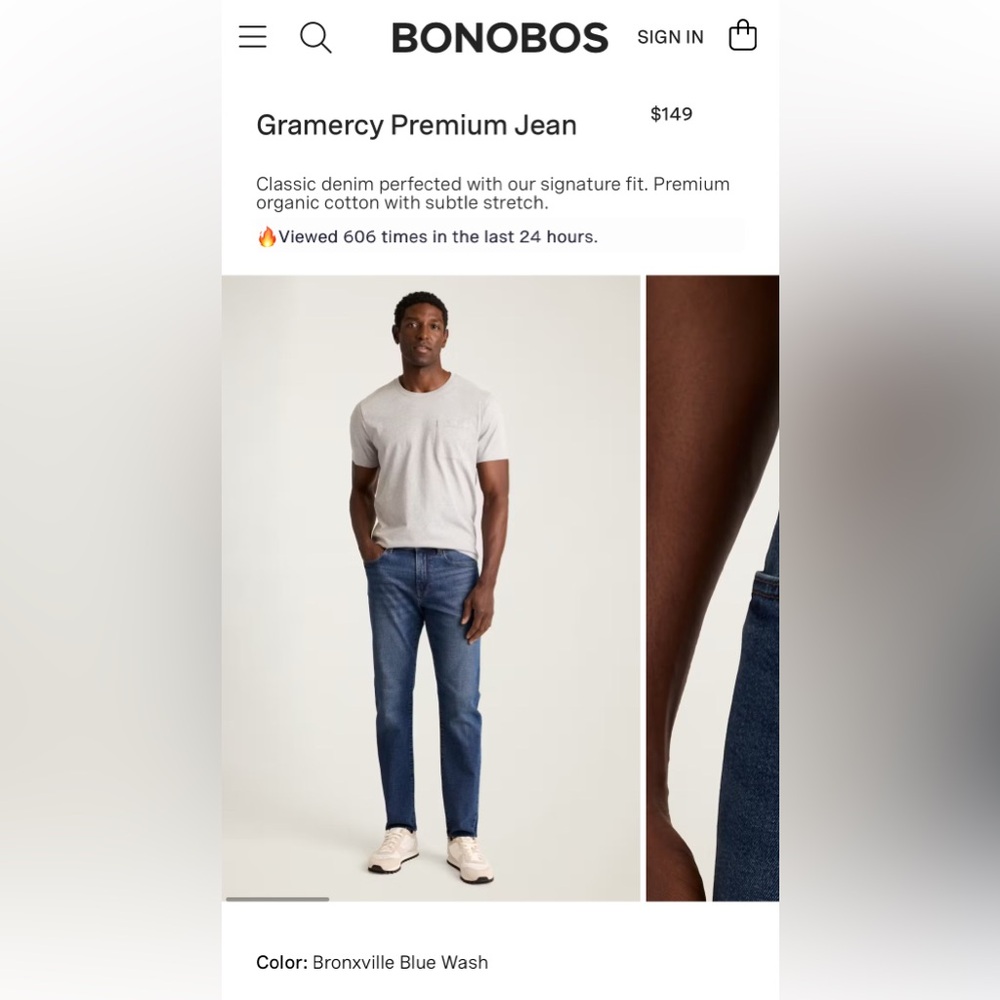 Bonobos Gramercy Premium Jeans—Bronxville Blue Wash